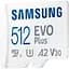 Карта памяти Samsung microSDXC Evo Plus 512GB UHS-I U3 V30 A2 + SD Adapter [MB-MC512KA] [84530] - миниатюра 4