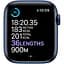 Смарт-часы Apple Watch Series 6 GPS 44 mm Blue Aluminium Case with Deep Navy Sport Band - Regular Model A2292 (Grade C) Seller Refurbished - миниатюра 4