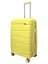 Валіза середня M+ з поліпропілену Milano bag 0305 84л Жовта - мініатюра 2