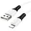 Кабель Hoco X82 USB to iP 2.4A 1 м silicone silicone connectors белый - миниатюра 3