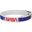 Нашийник для собак Waudog Design NASA21, шкіряний, з QR паспортом, S, 27-36х1,5 см, білий - мініатюра 1