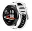Силіконовий ремінець Primo Perfor Classiс для смарт годинника Huawei Watch GT 2e White/Black - мініатюра 3