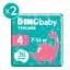 Набір підгузків-трусиків Dino Baby 4 (7-14кг), 72 шт. (2 уп. по 36 шт.) - мініатюра 2