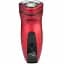 Электробритва Новый Харьков НХ-8527 Fanat Red, 6W, роторная, сухое бритье, 3 головки для бритья, двойные лезвия, повторение контуров лица, индикатор работы/включения, триммер для висков - миниатюра 1