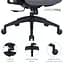 Офисное кресло Officepro AtlasOC630-B-DG-DG Black/Dark Gray (OC630-B-DG-DG) - миниатюра 10