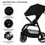 Прогулянкова коляска Kinderkraft Trig 3 Black - мініатюра 3