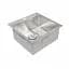 Кухонна мийка Platinum Handmade з нержавіючої сталі 3 мм квадратна 50x50x22 см (000032259) - мініатюра 4