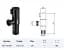 Кран кутовий приладовий Zegor DF-7022YB 1/2"х1/2" Чорний 30412 - мініатюра 2