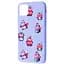 Чохол WAVE Fancy Winter Case (TPU) iPhone 12/12 Pro (white bear and penguins/dark blue) - мініатюра 1