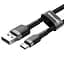 Кабель Baseus Cafule Cable USB для Type-C 2A 2m Black/Grey (CATKLF-CG1) - мініатюра 2