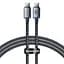 Кабель Baseus Crystal Shine Series Fast Charging Data Cable Type-C to Type-C 100W 1.2m CAJY000601 Black - мініатюра 1