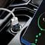 Адаптер автомобильный с подсветкой HOCO Z32A Compatible Super Fast Charge 1USB 4A QC3.0 18W черный - миниатюра 3
