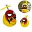 Качка в шоломі на кермо авто Шолом SpiderMan жовта качка з окулярами в торпеду Red Broken Duck - мініатюра 2