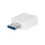 Перехідник OTG адаптер з USB на Type-C білий, універсальний конектор для флешки - мініатюра 4