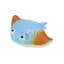Дитяча іграшка-антистрес "Скат" Bambi MS 3827(Blue) з борошном, 11 см - мініатюра 1