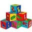 Набір м'яких кубиків G-Toys Тварини 6 шт.  - мініатюра 2