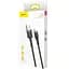 Кабель Baseus Cafule Cable USB to Lightning 1.5A 2m CALKLF-CG1 Black-Grey - миниатюра 2