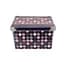 Кошик Violet House Decor Polka dot, 10 л, фіолетовий (0647 DECOR Polka dot) - мініатюра 1