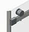Двері в нішу Koer SR SD01-120x200-TR-12 прозоре скло Easy Clean 8 мм, матове золото KR5377, універсальні, прозорий, золотий - мініатюра 4