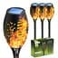 Сонячна лампа факел Lumiled Ignis з ефектом полум’я, набір 4 шт. - мініатюра 1
