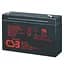 Аккумуляторная батарея CSB GP6120, 6V 12Ah (150 x 50 x 95 (100)) Q10 - миниатюра 1