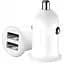 Автомобильное зарядное устройство Baseus Grain Pro 4.8A 2USB White - миниатюра 4