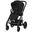 Прогулянкова коляска Cybex Gold Balios S Lux BLK Moon Black з бампером (524001171) - мініатюра 1