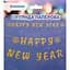 Гірлянда паперова Novogod'ko Happy New Year 14 елементів 3 м золото (974710) - мініатюра 1
