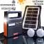 Зарядна сонячна станція Yobolife 3601-LM 6V Powerbank + ліхтар + FM радіо + MP3 + 2 лампи - мініатюра 7