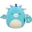 М'яка іграшка Squishmallows Дракон Тетяна 19 см блакитна (SQCR06614) - мініатюра 7