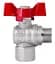 Кран кульовий Thermo Alliance Forte 1/2" ВЗ кутовий, PN40, метелик SF267W15 - мініатюра 2
