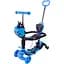 Самокат детский Bambi Scooter Children's 3-х колесный 3 в 1 SC2501 (Blue) светящиеся колеса синий - миниатюра 1