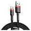 Кабель Baseus USB2.0AM-Type-C M, 1 м,(20V/3A), (60W) Червоний-Чорний,CATKLF-B91 (CATKLF-B91) - мініатюра 1