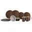 Сервиз столовый Gimex Tableware Nature 16 Pieces 4 Person Wood (6913100), Коричневый - миниатюра 1