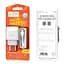 Сетевое зарядное устройство Hoco C73A Glorious dual port charger set ( Type-C ) ( EU ) Белый - миниатюра 3