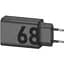 Сетевое зарядное устройство Motorola TurboPower 68W USB-C + Type-C to Type-C Сable Black (MC-682N) [162659] - миниатюра 3