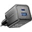 Зарядний пристрій 2xUSB 30W (USB-A/USB-C) + USB-C cable М-М Black Vention (TZ-FEQB0-EU-01) - мініатюра 4