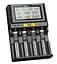 Профессиональное Зарядное устройство Miboxer C4-12 LCD 4 слота для Li-Ion, Ni-Mh и Ni-Cd аккумуляторов - миниатюра 3