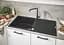 Кухонная мойка Grohe Granite Black 1000 х 500 мм 31645AP0, Черный - миниатюра 3