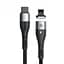 Кабель Baseus Zinc Magnetic Safe Fast Charging Data Cable Type-C to IP PD 20W 1m CATLXC-01 Black - мініатюра 1