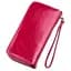 Гаманець жіночий з гладкої екошкіри KIVI 19051 темно-рожевий - мініатюра 2