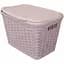 Корзина Ucsan Rattan прямоугольная с крышкой 20 л пурпурно-розовая (73008.1) - миниатюра 1