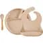 Набір для годування MinikOiOi BLW Set II Bubble Beige, силіконовий (101070023) - мініатюра 1