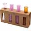 Набір ваз Lefard Bottle soft pink 18 см 4 шт. (804-116) - мініатюра 6
