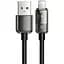 Кабель Mcdodo Auto Power Off Lightning Transparent Data Cable 1.2 м CA-3140 Чорний - мініатюра 1