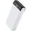 Портативна батарея Power Bank Hoco J59A Famous Xiaomicro+Lightning+Type-C LCD 20000mAh White - мініатюра 2