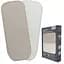 Простынь Lionelo Bamboo Sheet Off White Beige 70 x 28 см (LO-BAMBOO SHEET OFF WHITE BEIGE 70x28) 2 шт. - миниатюра 1