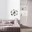 Дзеркальний декор Wall Sticker  SW-00002496 акриловий самоклеючий Камінці 12 шт. срібло - мініатюра 5