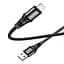 Кабель Hoco X50 Excellent charging data for Lightning 2,4A/1 м чорний - мініатюра 1