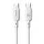 Кабель Baseus Silky Series Cable Type-C to Type-C 100W 2m P10377704213-01 White - миниатюра 1